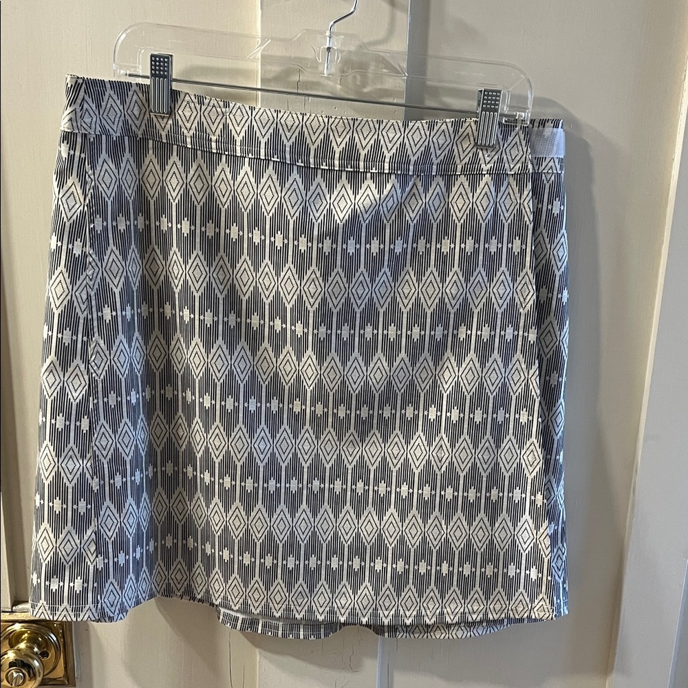 Ripskirt Hawaii Black and Beige Mini Skirt